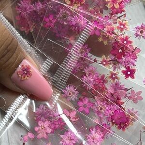 120 dried flower for nails